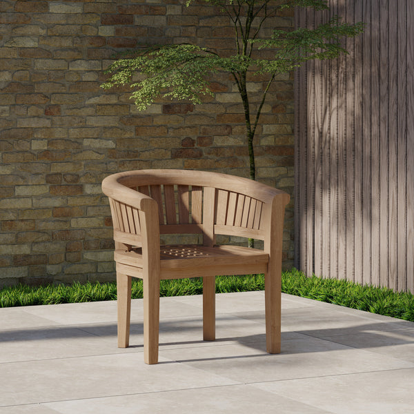 2 x Teak San Francisco Chairs with Cushions.